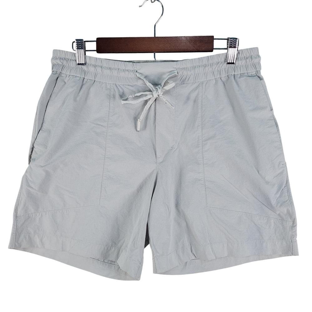 Lululemon Lab Shorts Womens 6 Grey Excellent Ripstop Hiking Drawstring Active